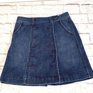bica cheia women's A-line Jean Skirt size 2